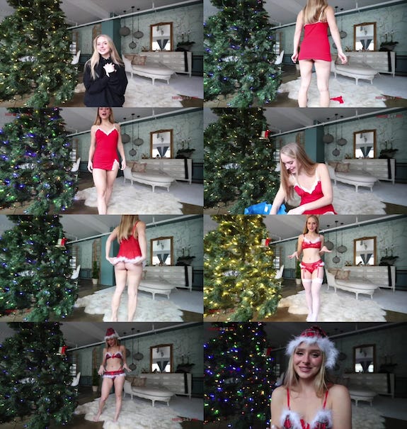 Caroline Zalog Christmas Try On Haul video leaked