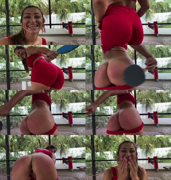Dani Daniels 100 ping pong spanks challenge video leaked