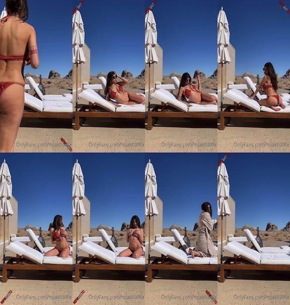 Mia Khalifa summer day bra off time video leaked