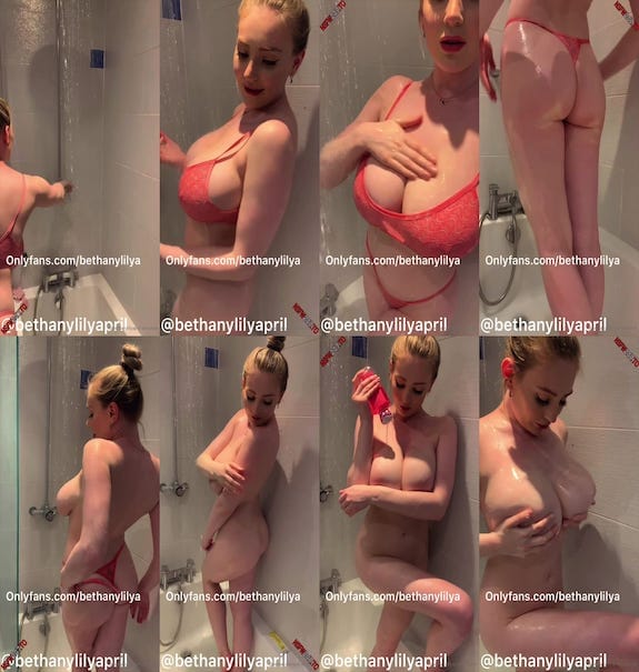 Beth Lily fully naked shower video leaked