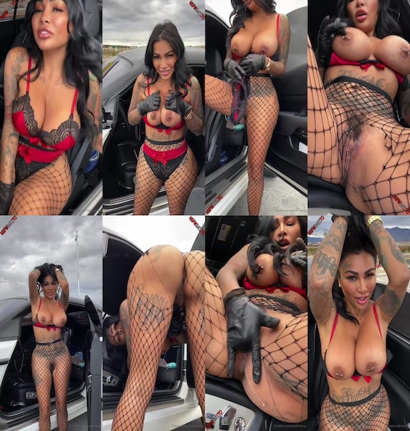 Brittanya Razavi public parking lot pussy play video leaked