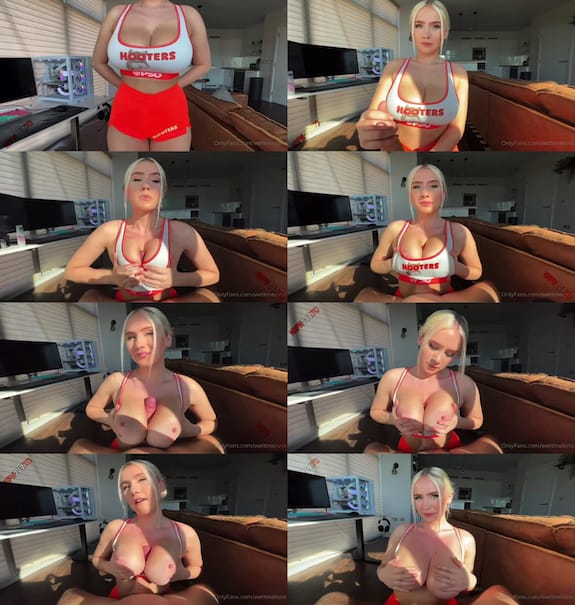 Wettmelons Hooters Titty Fuck video leaked