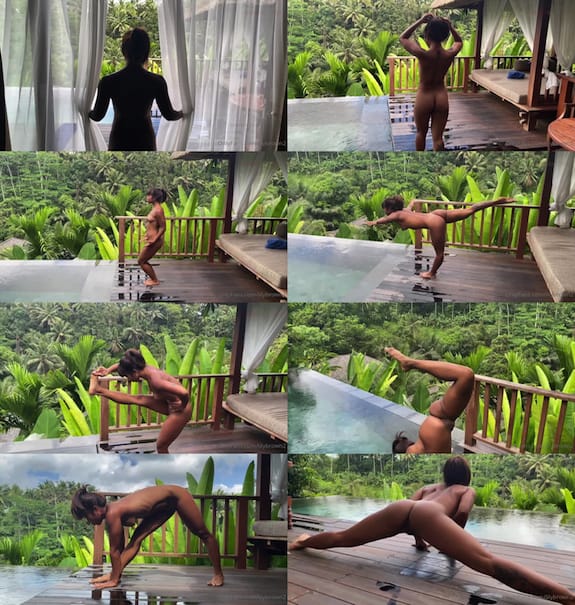 LilyBrown2 outdoor naked yoga show video leaked