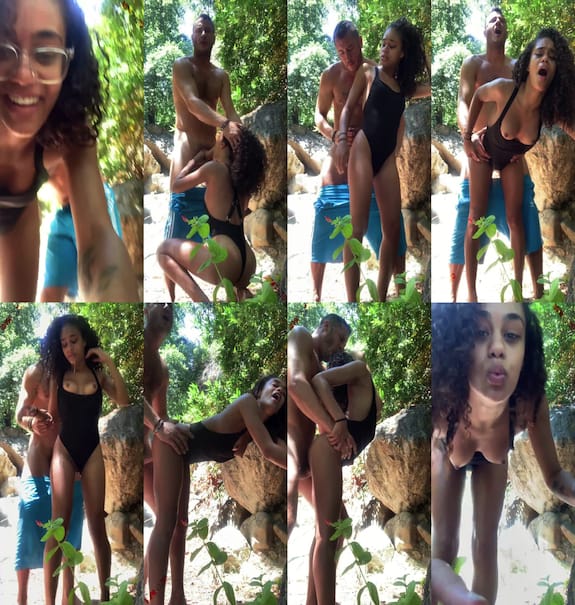 Scarlit Scandal outdoor fuck video leaked