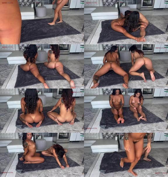 Maddy Jackson yoga with sexy friend video leaked
