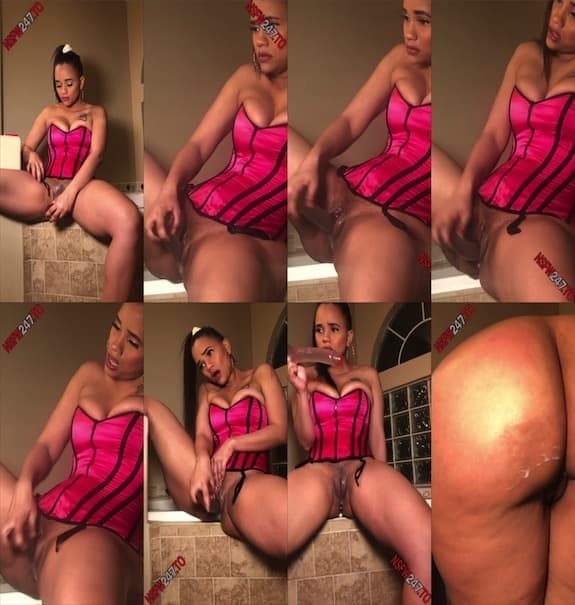 Red Rose La Cubana masturbation in nightgown video leaked
