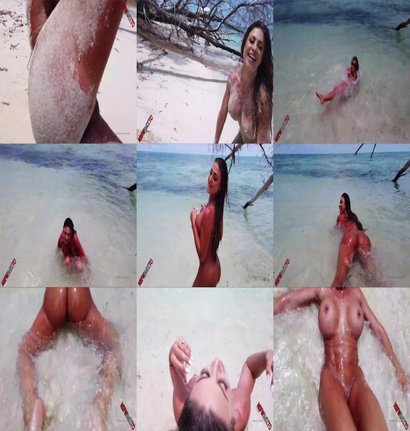 Francia James A day out in the beach video leaked