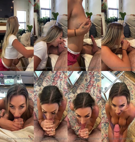Emily Knight I let my friend out of the friendzone time for a dick sucking video leaked
