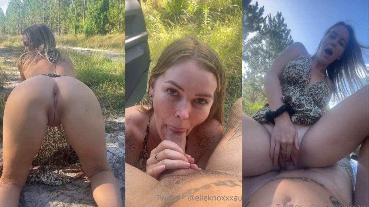 Elle Knox Outdoor Sextape video leaked